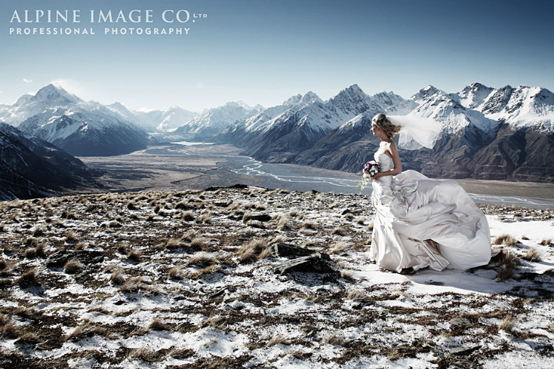 Bride image supplied by Alpine Image Company
