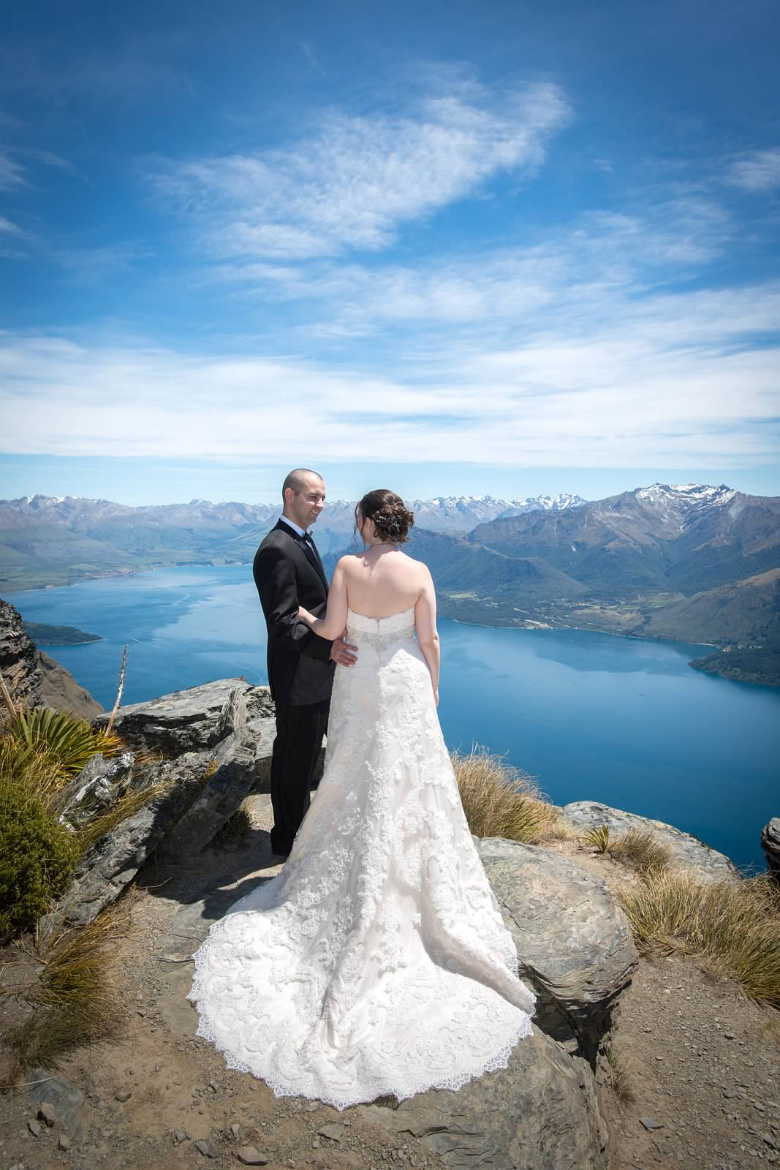 Frank and Aileen heli-wedding & New Zealand honeymoon.
