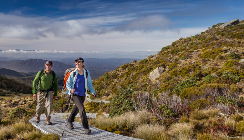 Hiking in New Zealand's great outdoors