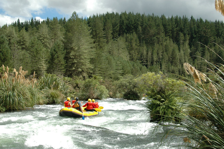 The rain forest & white water rafting trip makes our list of Rotorua recommended activities