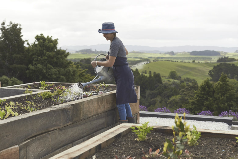 Te Aria Lodge garden to table