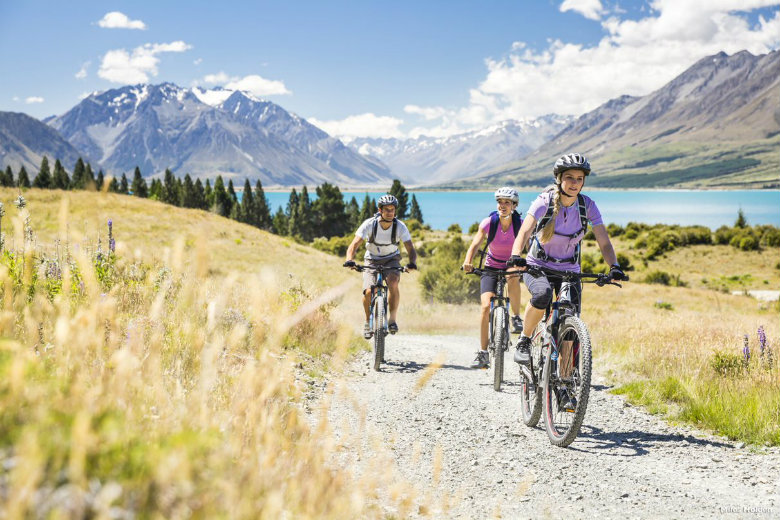 Bike riding is one of the activities on offer at the Lindis Luxury Lodge